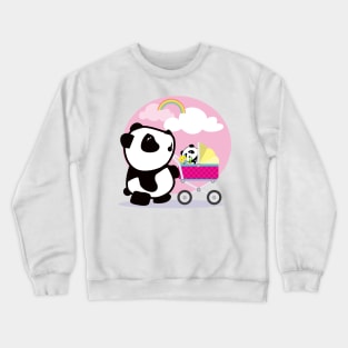 baby panda Crewneck Sweatshirt